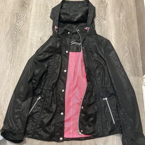 Guess rainwinter jacket pink and - Picture 1 of 5